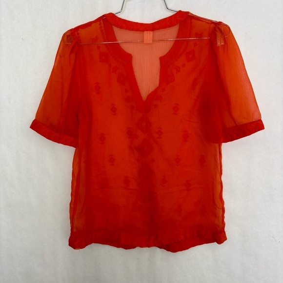 5/$25 Old Navy sheer Blouse XS - Picture 2 of 3